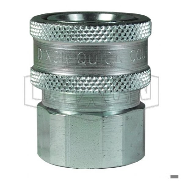 1 V COUP, 1 BSPP STEEL, UNVALVED